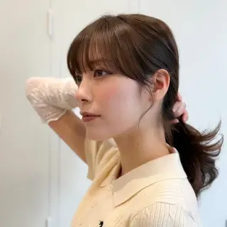 セミロング COAPLUS立川所属・艶髪/透明感カラー /miyu🩰🎀のヘアスタイル