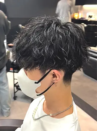 ショート パーマ メンズ 🦩パーマン🦩佐藤 航太のヘアスタイル