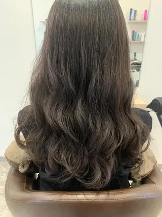 ロング パーマ 永田 よしはるのヘアスタイル