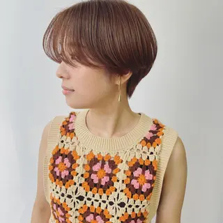 ショート カラー suvvy hairsalonのヘアスタイル