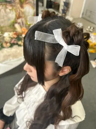 ロング 永澤 一輝のヘアスタイル