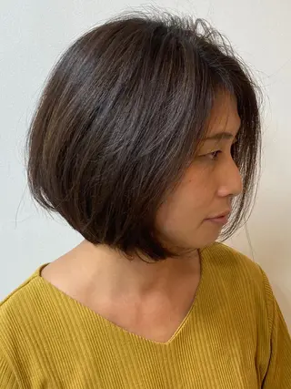 ショート 【白髪ぼかし】 愛甲竜佑のヘアスタイル