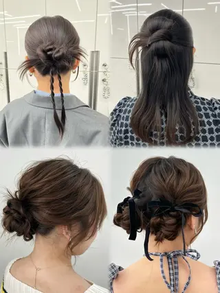 ヘアアレンジ レイヤーカット顔周り /アレンジ伊藤彪真のヘアスタイル