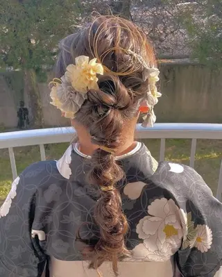 ロング ヘアアレンジ 美容室placer所属・髪質改善☆稲垣貴士 【プラセル】高蔵寺のヘアスタイル