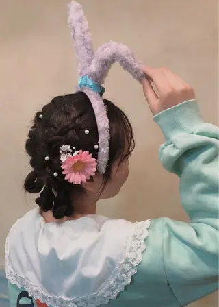 ミディアム ヘアアレンジ BioTop atora所属・🐾🐈Shiho 🐈‍⬛🐾/暖色のヘアスタイル