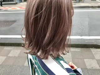 ミディアム stylist 大須賀 裕矢のヘアスタイル