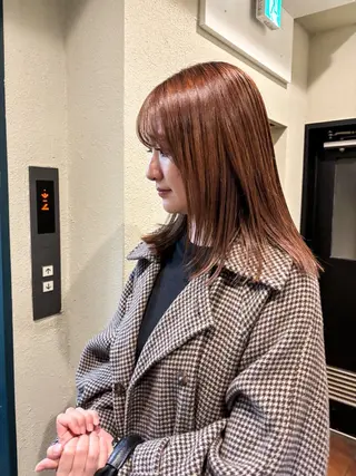 セミロング 【haRu/ハル】 さくらこのヘアスタイル