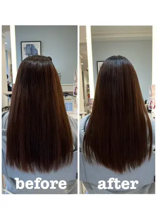 ロング 縮毛矯正/ 似合わせ/古津遼平のヘアスタイル