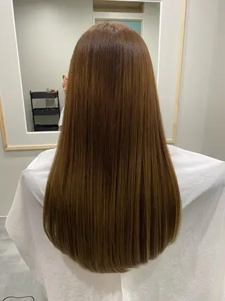 ロング 【coco.】hair所属・カジカワサキ/髪質 改善/クロスパーマのヘアスタイル