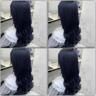 ロング カラー ヘアアレンジ ダブルカラー 韓国ヘアKYONのヘアスタイル