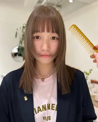 カラー 熊谷 由貴のヘアスタイル