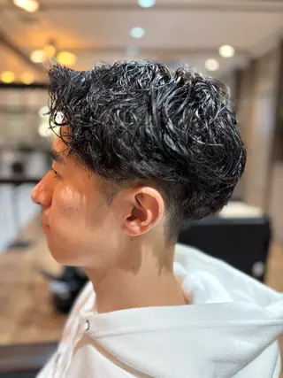 パーマ バーバーショップ涼桜新町店所属・田中大 パーマ/メンズカットのヘアスタイル