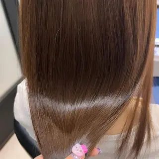 ロング 髪質改善/縮毛矯正 艶カラー/珠聡のヘアスタイル