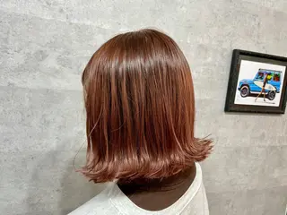 ミディアム SALOWIN心斎橋Suite店所属・ブリーチ毛にもできる 縮毛矯正|鷹司郎のヘアスタイル