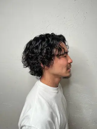 ミディアム パーマ メンズ 💈メンズ特化💈 TASUKUのヘアスタイル