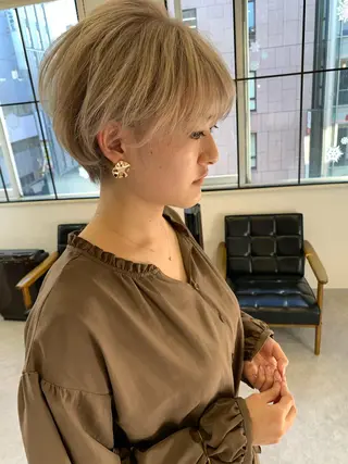 ショート カラー IDEA 柏の葉KOILRINKGARAGE所属・お洒落満足度 ◎💮井上のヘアスタイル