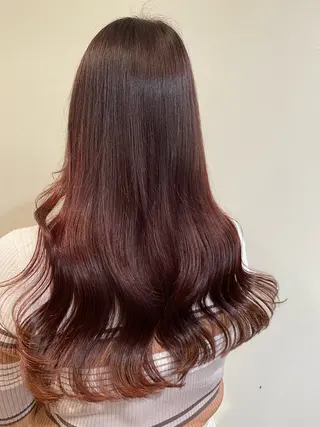 ロング カラー knock【ノック】所属・烏丸韓国ヘア🇰🇷 ayaka🎀のヘアスタイル