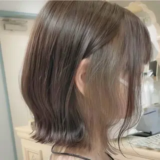 カラー ❤️ブリーチなし💚 ダブルカラー平野実花のヘアスタイル