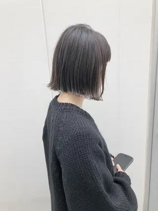 ショート カラー ノグチ ユウキ/ボブのヘアスタイル
