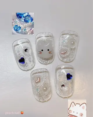 ネイル peach nail ayakaのネイルデザイン