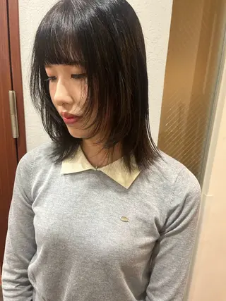 ミディアム kchiara所属・yura /レイヤーカットのヘアスタイル