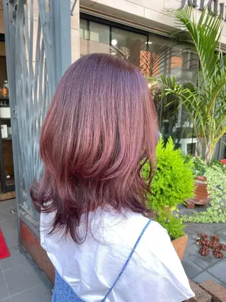 ミディアム カラー SHIAN橋本店 おぐちまほのヘアスタイル