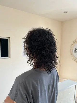 ミディアム パーマ ZERO所属・野瀬 🕶のヘアスタイル