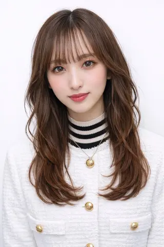 ミディアム LAS 代表 ナガカワ コウヘイのヘアスタイル