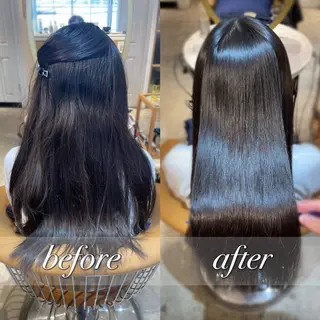 ロング Hair&Make Allure所属・塩谷康生/髪質改善 /ボブ/縮毛矯正のヘアスタイル