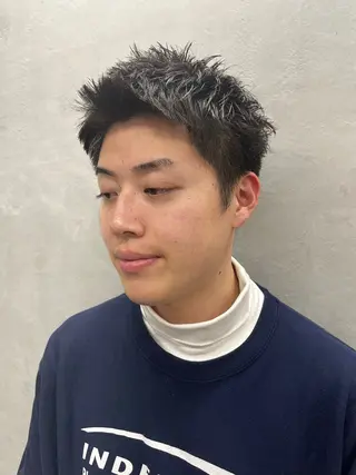 ショート カラー パーマ ヘアアレンジ メンズ 🫧透明感カラー/ ナルハ🫧のヘアスタイル