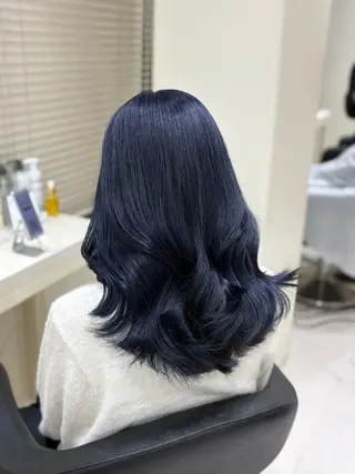 セミロング カラー ヘアアレンジ 💟RINNA 艶カラー💟のヘアスタイル