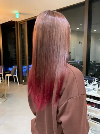 ロング 大木 華のヘアスタイル