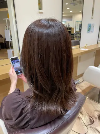 ミディアム カラー 韓国レイヤー🎀/ 顔周り特化🎀/豊田のヘアスタイル