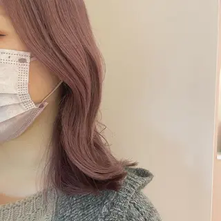 ミディアム マホ/日吉/髪質改善 /レイヤー/ガーリーのヘアスタイル