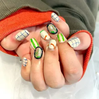 ネイル BULLION ☁️kurumi☁️のネイルデザイン