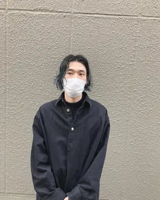 ミディアム カラー メンズ &72所属・カリスマ フォのヘアスタイル