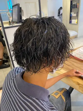 パーマ メンズ 新宿【メンズパーマ】 塩澤太一のヘアスタイル