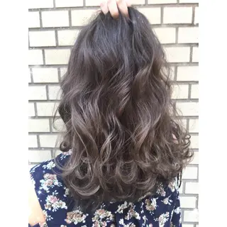 ミディアム カラー 韓国ヘア得意❤︎森澤 悠佳のヘアスタイル