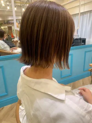 ショート カラー 韓国ヘア/艶カラー /田中悠佑のヘアスタイル