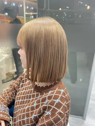 ミディアム ハイトーン/ボブ /Riimooaのヘアスタイル