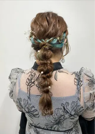 ロング ヘアアレンジ anli所属・tomomi /レイヤーカットのヘアスタイル