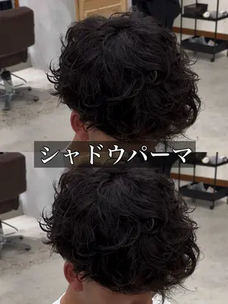 パーマ メンズ オカベ ショウマのヘアスタイル