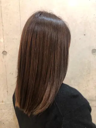 ミディアム カラー Lycka所属・ナギサ/ 大分森町のヘアスタイル