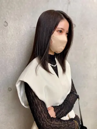 ミディアム カラー ボブ& 髪質改善FUMIYAのヘアスタイル