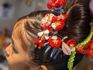 キッズ ロング ヘアアレンジ scamp ★のヘアスタイル