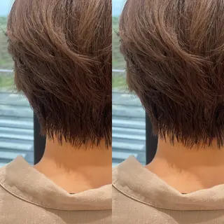 ショート Snaly カラー特化ページのヘアスタイル