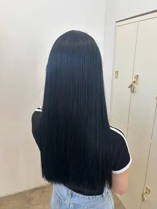 ロング カラー 田中 梨緒のヘアスタイル