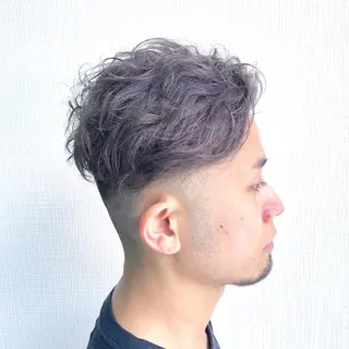 ショート カラー メンズ RAIA💎ケア ブリーチ＆パーマ💎のヘアスタイル