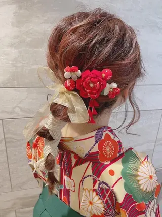 ヘアアレンジ 岩谷 愛依のヘアスタイル