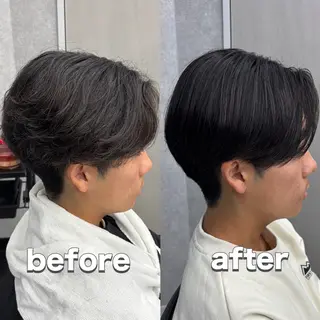 パーマ メンズ 森龍馬 メンズ専門美容師のヘアスタイル